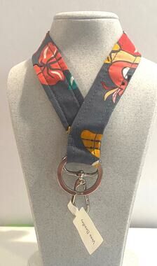 Vera Bradley Wide Lanyard in Costal Paradise Print NWT